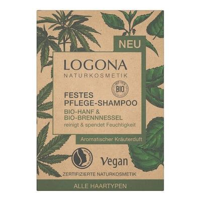 Logona Festes Pflege-Shampoo Bio-Hanf & Bio-Brennnessel