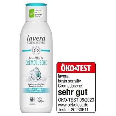 LAVERA basis sensitiv Cremedusche Bio-Aloe Vera & Bio-Mandelöl