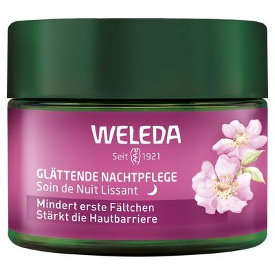 WELEDA glättende Nachtpflege Wildrose & weißer Tee